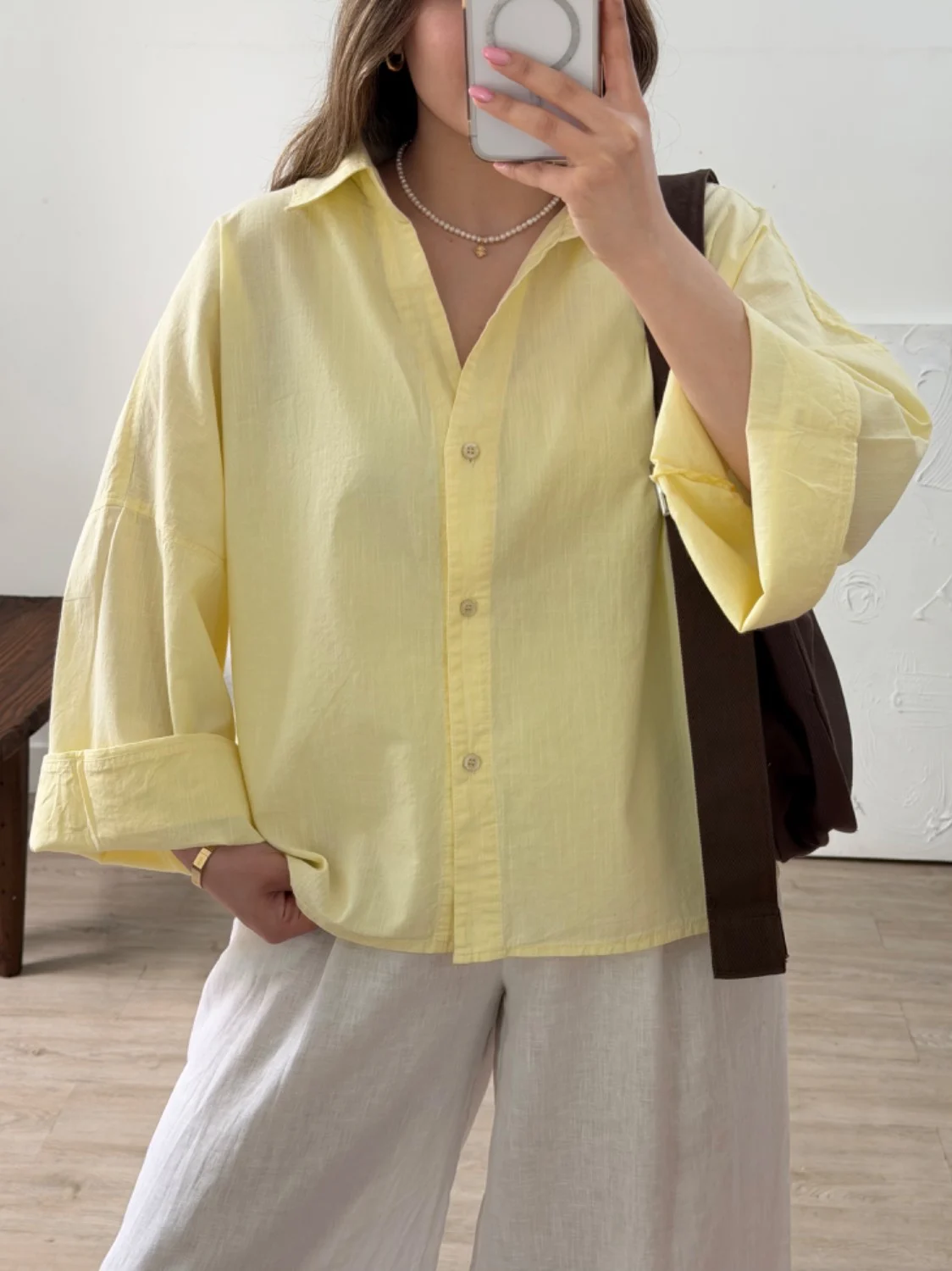 شومیز لینن زارا یک - Image 5