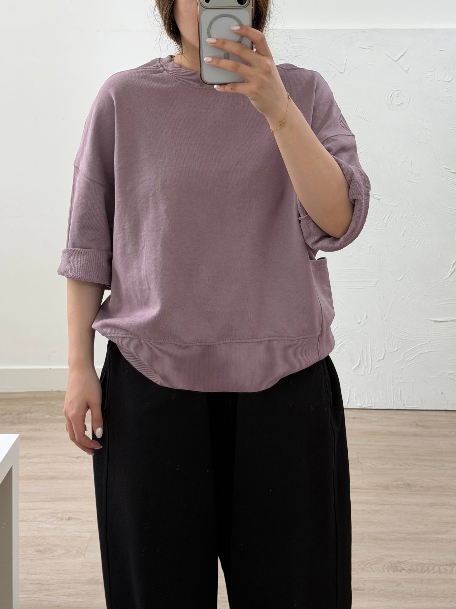 تیشرت باکسی زارا - Image 6