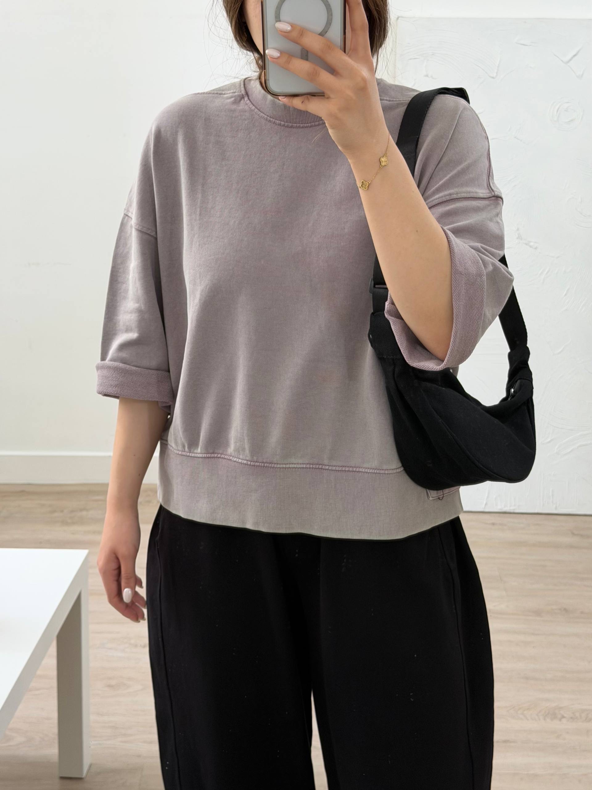 تیشرت باکسی زارا - Image 7